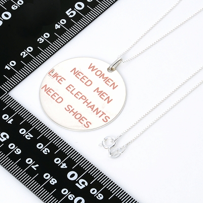 シルバーネックレス