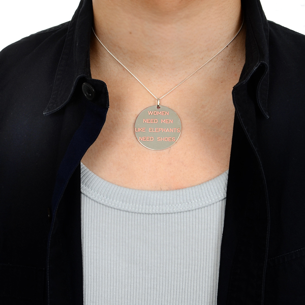 シルバーネックレス