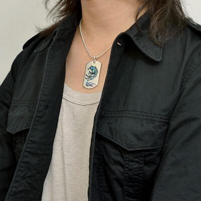 シルバーネックレス