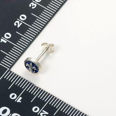 シルバースタッドピアス(片耳用)