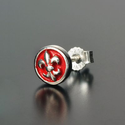 シルバースタッドピアス(片耳用)