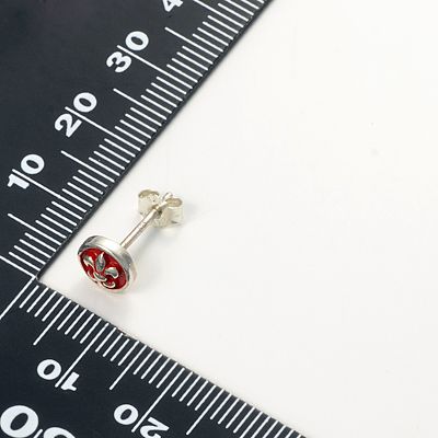 シルバースタッドピアス(片耳用)