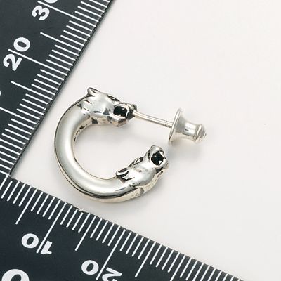 シルバーフープピアス(片耳用)