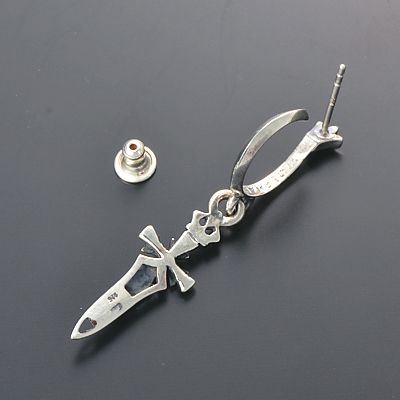 シルバーフープピアス(片耳用)