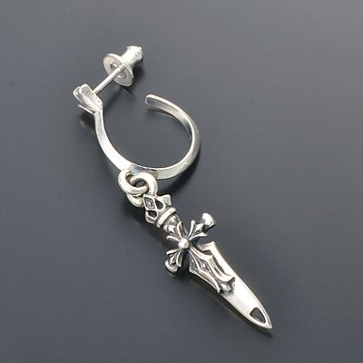 シルバーフープピアス(片耳用)