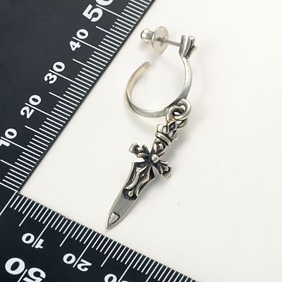 シルバーフープピアス(片耳用)