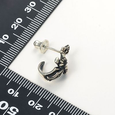 シルバーフープピアス(片耳用)