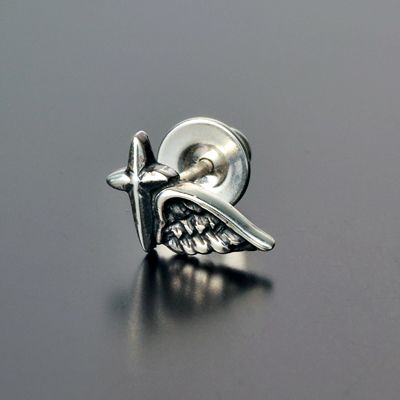 シルバースタッドピアス(片耳用)