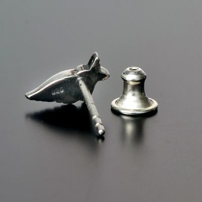 シルバースタッドピアス(片耳用)