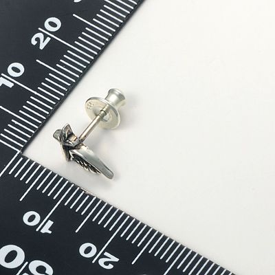 シルバースタッドピアス(片耳用)