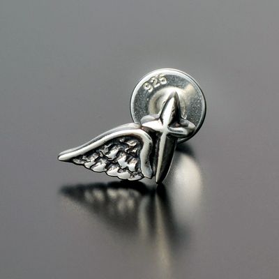 シルバースタッドピアス(片耳用)