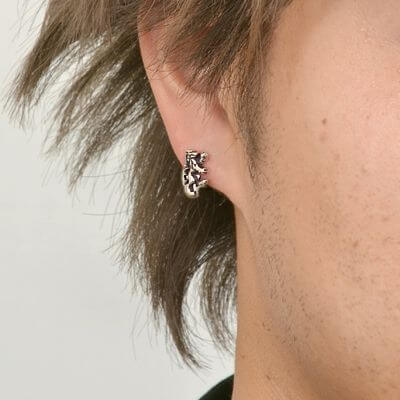 シルバースタッドピアス(片耳用)