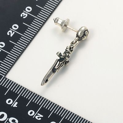 シルバースタッドピアス(片耳用)