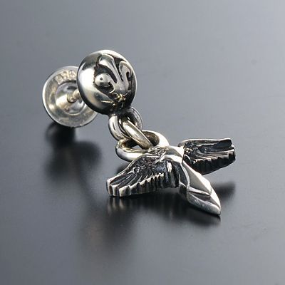 シルバースタッドピアス(片耳用)