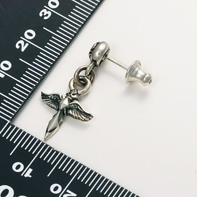 シルバースタッドピアス(片耳用)