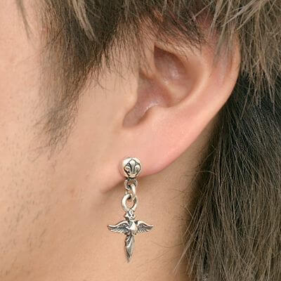 シルバースタッドピアス(片耳用)