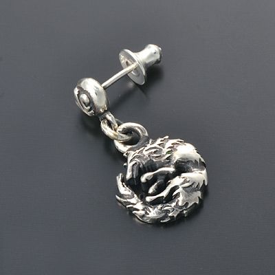 シルバースタッドピアス(片耳用)