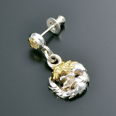 シルバースタッドピアス(片耳用)