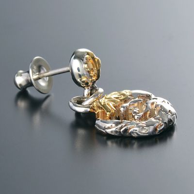 シルバースタッドピアス(片耳用)