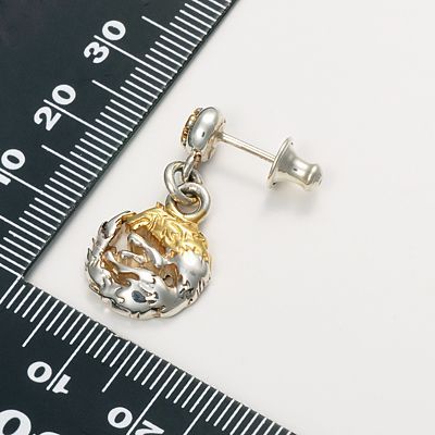 シルバースタッドピアス(片耳用)