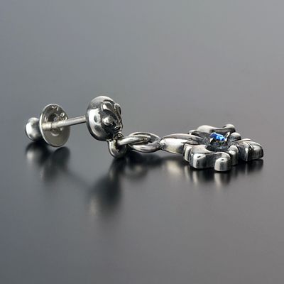 シルバースタッドピアス(片耳用)