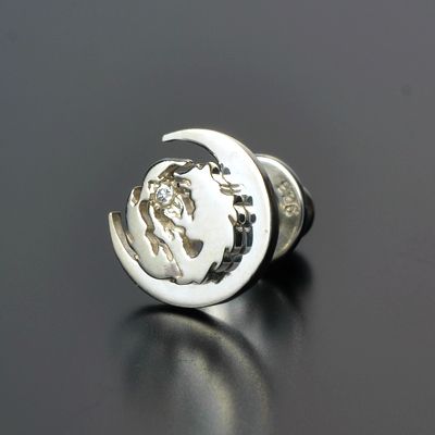シルバースタッドピアス(片耳用)