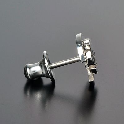 シルバースタッドピアス(片耳用)