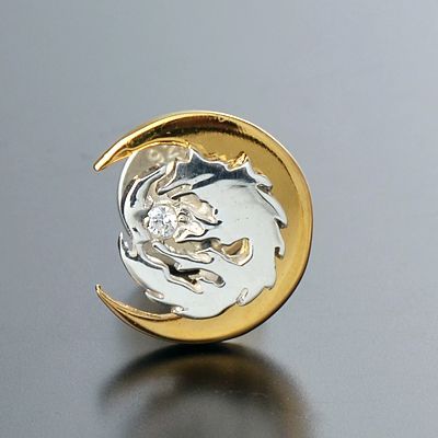 シルバースタッドピアス(片耳用)