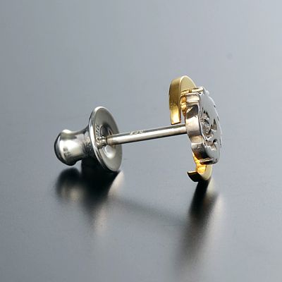 シルバースタッドピアス(片耳用)