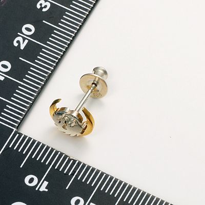 シルバースタッドピアス(片耳用)