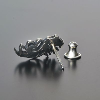 シルバースタッドピアス(片耳用)