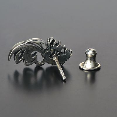 シルバースタッドピアス(片耳用)