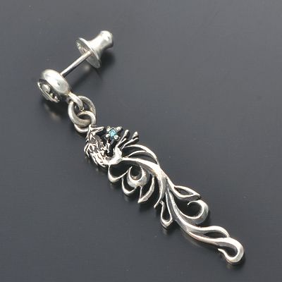 シルバースタッドピアス(片耳用)