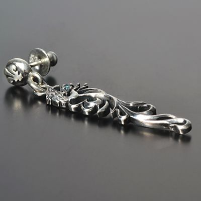 シルバースタッドピアス(片耳用)