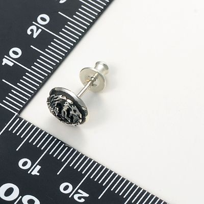 シルバースタッドピアス(片耳用)