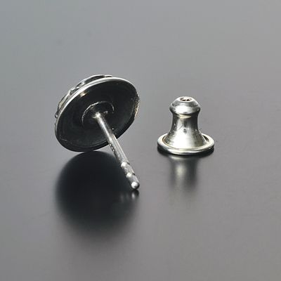 シルバースタッドピアス(片耳用)