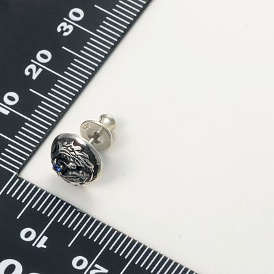 シルバースタッドピアス(片耳用)