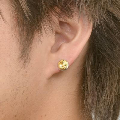 シルバースタッドピアス(片耳用)