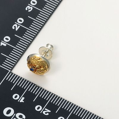 シルバースタッドピアス(片耳用)