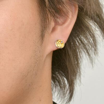 シルバースタッドピアス(片耳用)