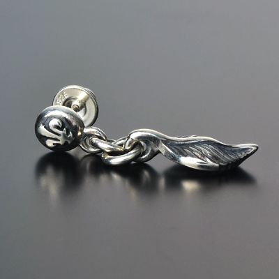 シルバースタッドピアス(片耳用)