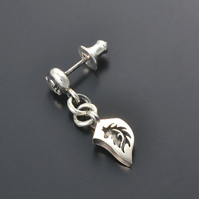 シルバースタッドピアス(片耳用)