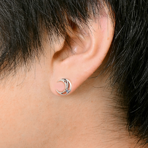 シルバーピアス(片耳用)