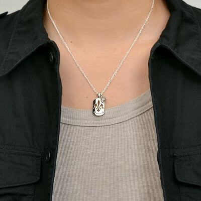 シルバーネックレス