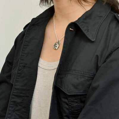 シルバーネックレス