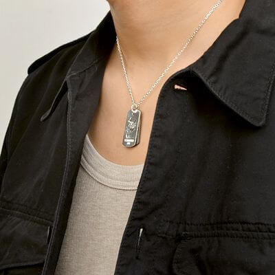 シルバーネックレス