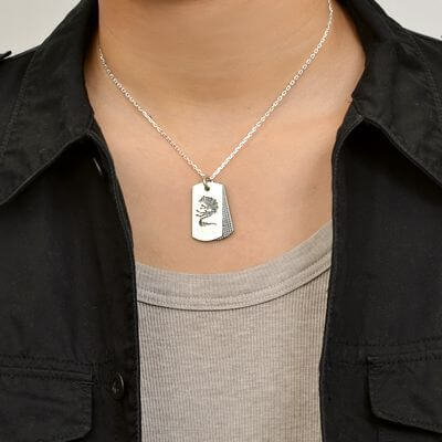 シルバーネックレス