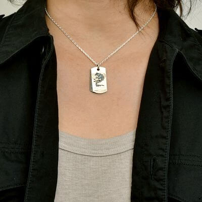 シルバーネックレス