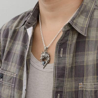 シルバーネックレス