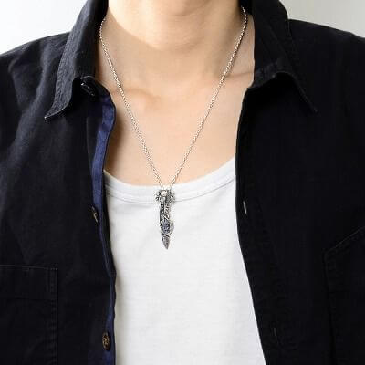 シルバーネックレス